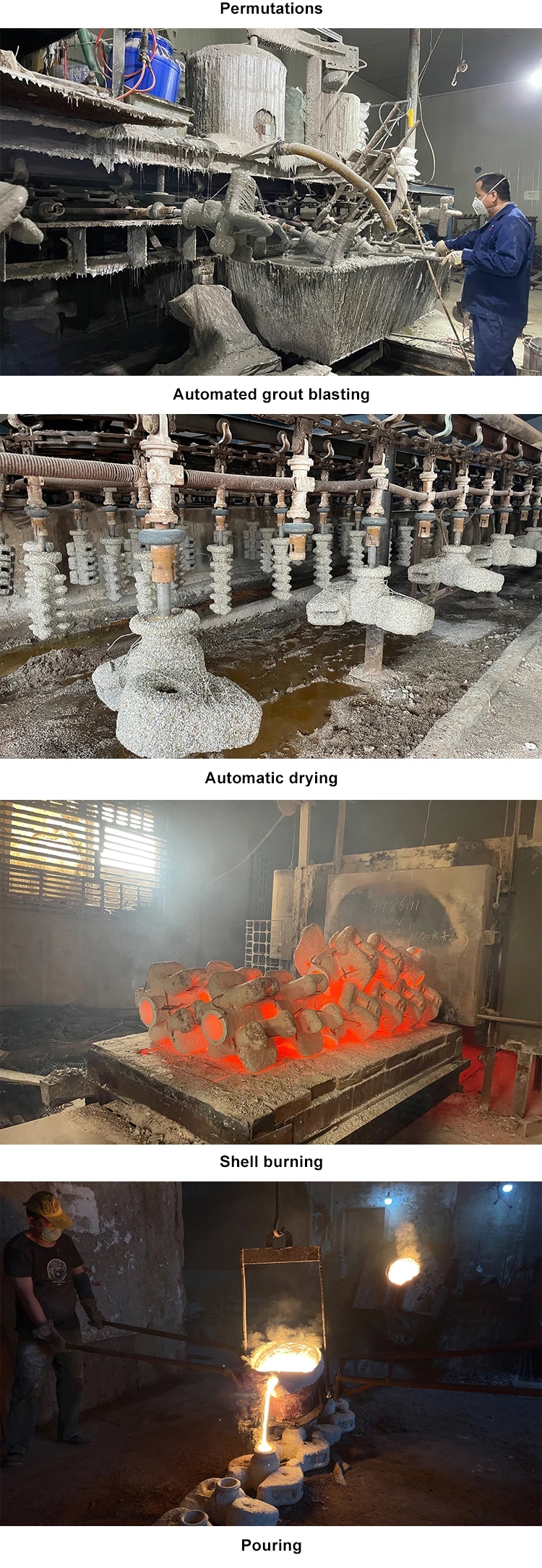 Processus de moulage à modèle perdu